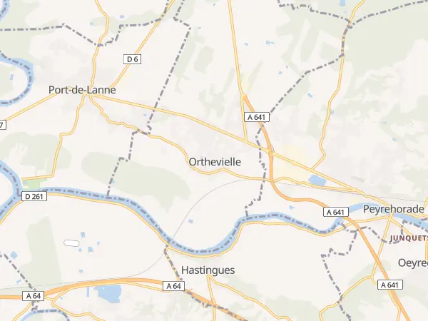 Plan de Orthevielle