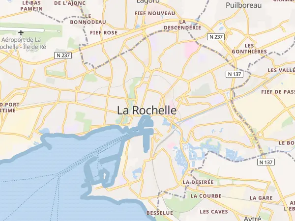 Plan de La Rochelle