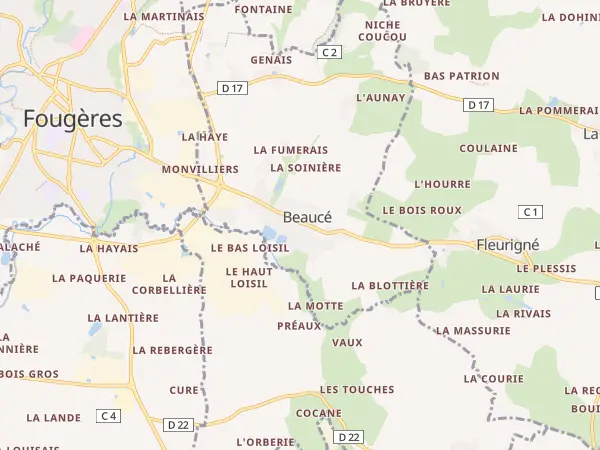 Plan de Beaucé