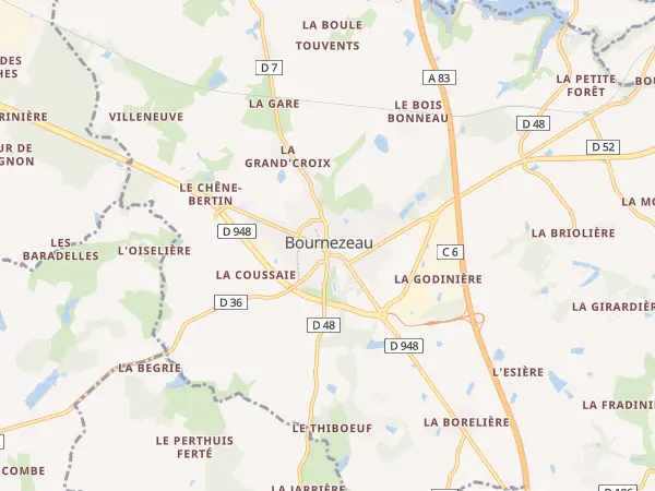Plan de Bournezeau