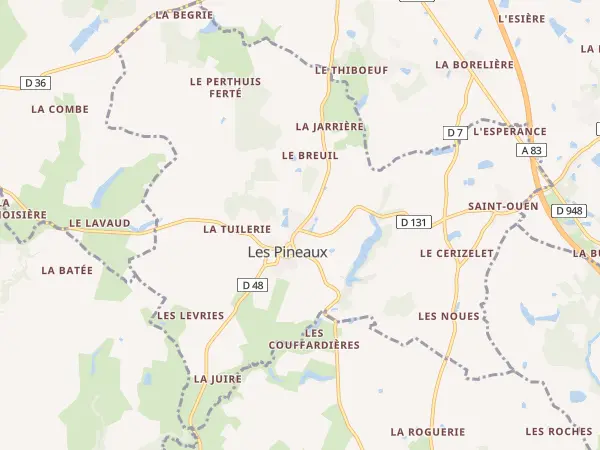 Plan des Pineaux