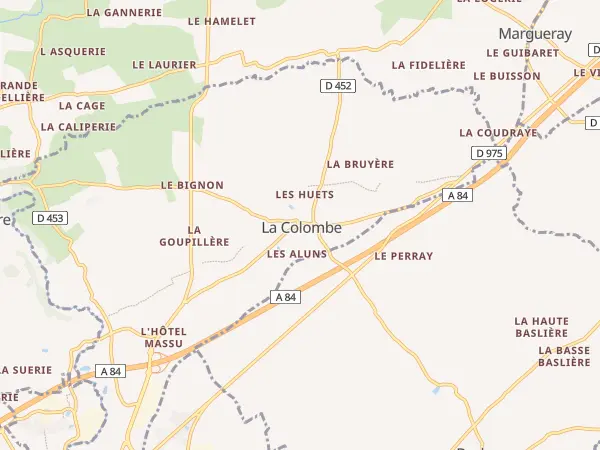 Plan de La Colombe