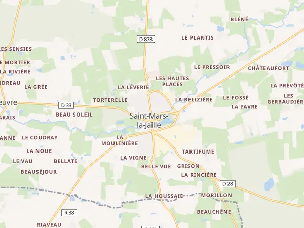 Plan de Vallons-de-l’Erdre
