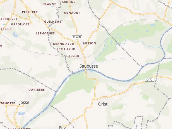 Plan de Saubusse