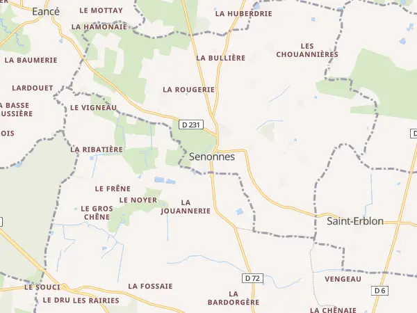 Plan de Senonnes