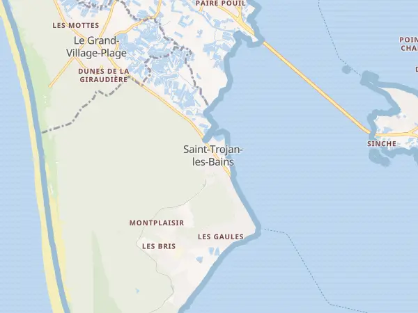Plan de Saint-Trojan-les-Bains