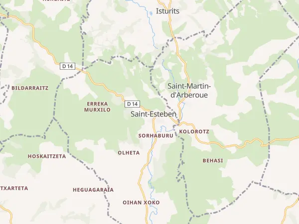 Plan de Saint-Esteben