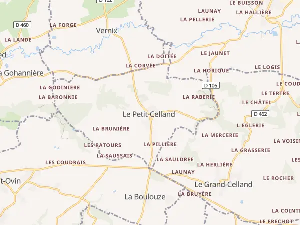 Plan du Petit-Celland