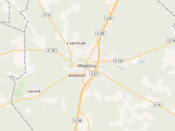Plan de Magescq
