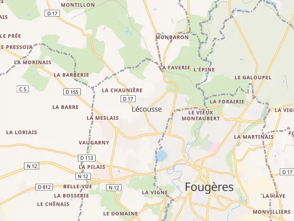Plan de Lécousse