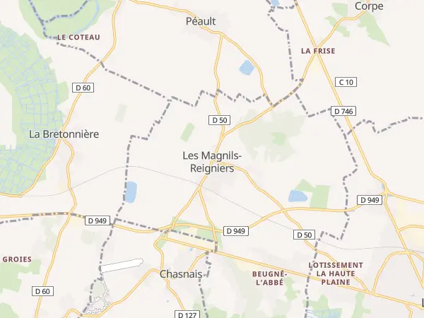 Plan des Magnils-Reigniers