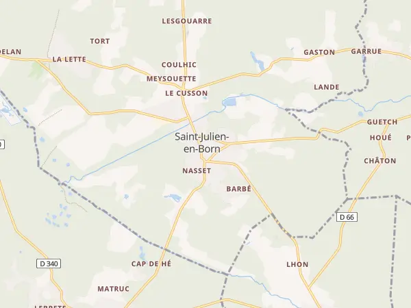 Plan de Saint-Julien-en-Born