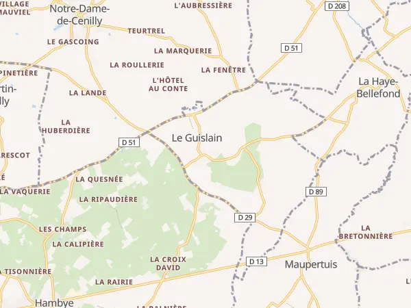 Plan du Guislain