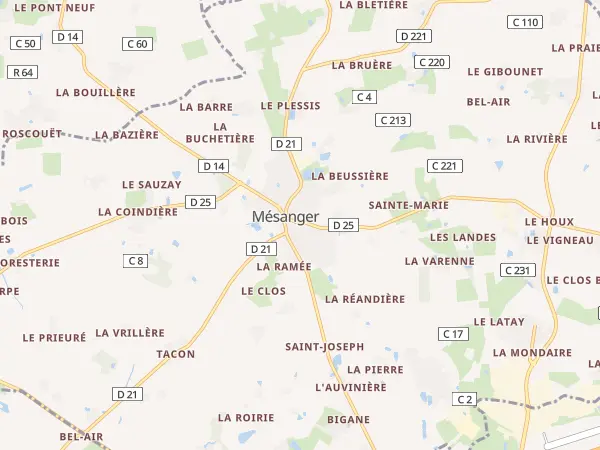 Plan de Mésanger