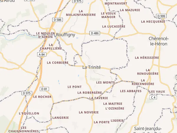 Plan de La Trinité