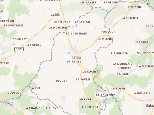Plan de Taillis