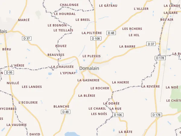 Plan de Domalain