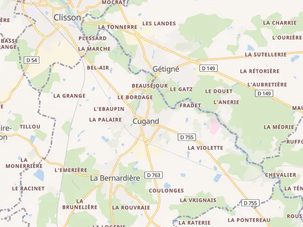 Plan de Cugand-la-Bernardière