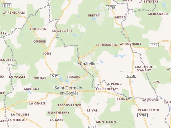 Plan du Châtellier
