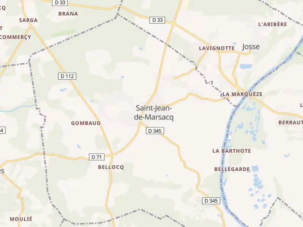 Plan de Saint-Jean-de-Marsacq
