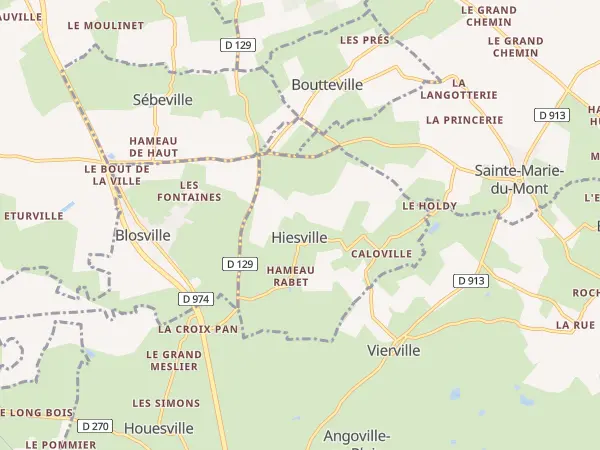 Plan de Hiesville