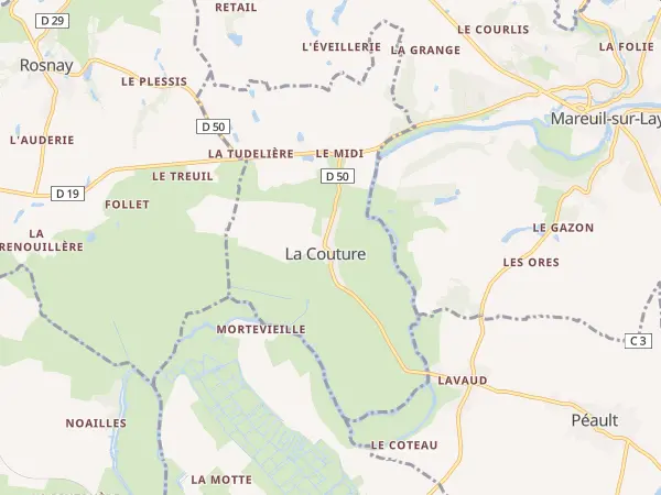 Plan de La Couture