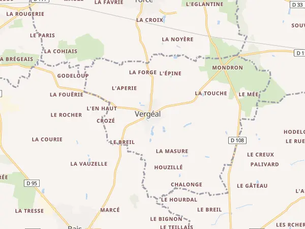 Plan de Vergéal