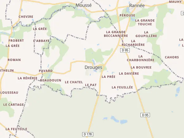 Plan de Drouges