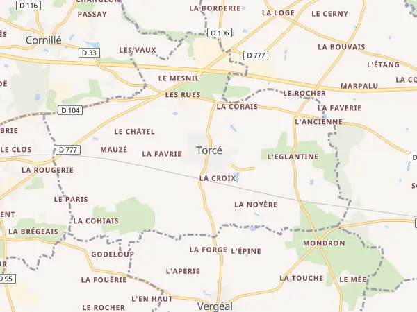 Plan de Torcé