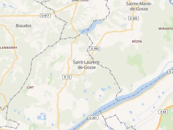 Plan de Saint-Laurent-de-Gosse