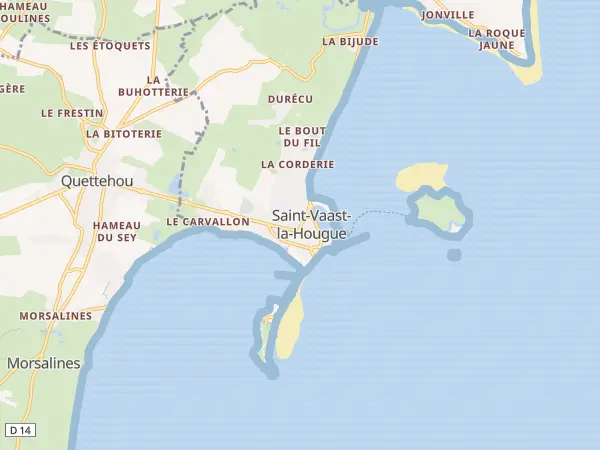 Plan de Saint-Vaast-la-Hougue