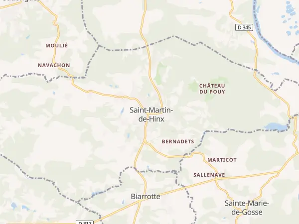 Plan de Saint-Martin-de-Hinx