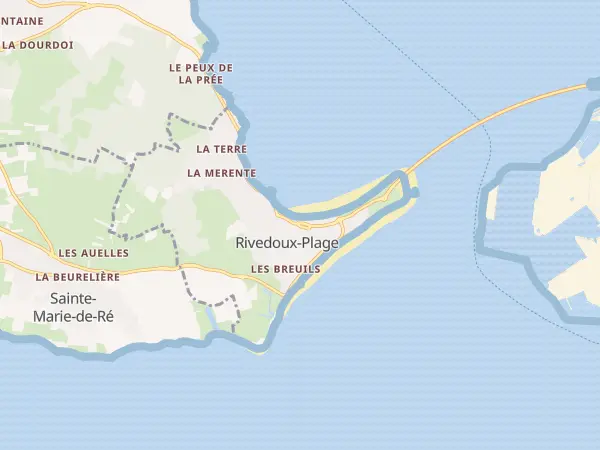 Plan de Rivedoux-Plage