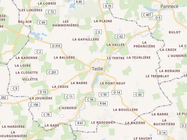 Plan de Teillé