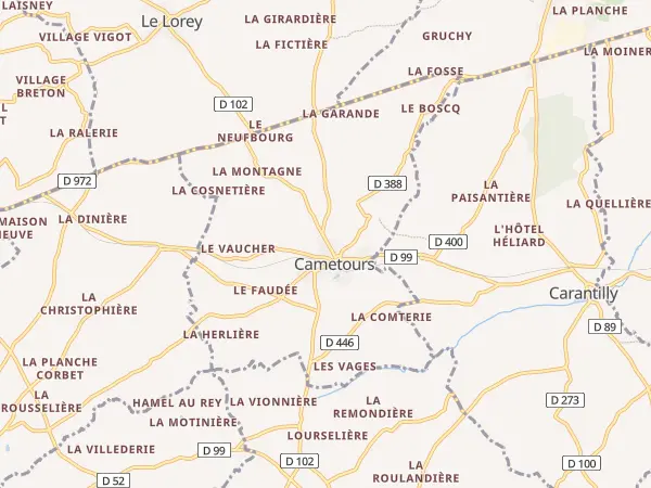 Plan de Cametours
