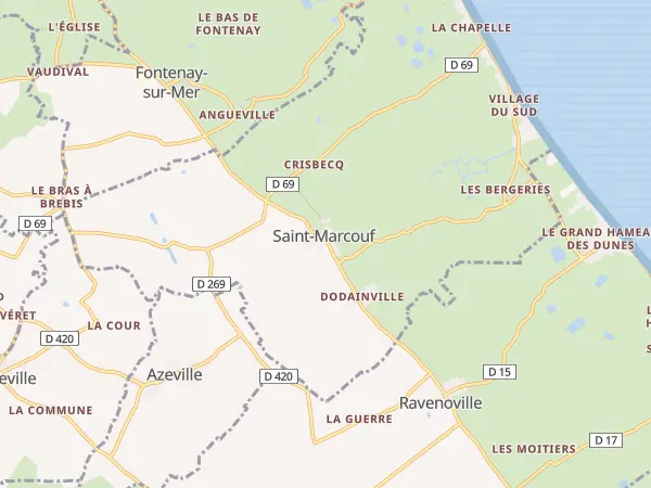 Plan de Saint-Marcouf