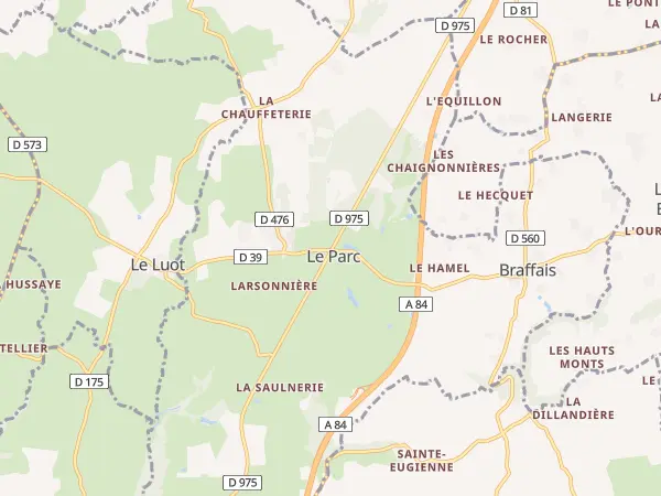 Plan du Parc