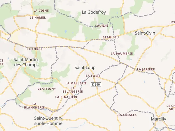 Plan de Saint-Loup