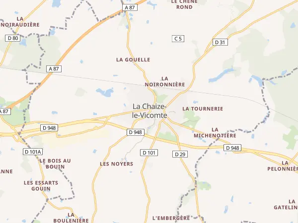 Plan de La Chaize-le-Vicomte