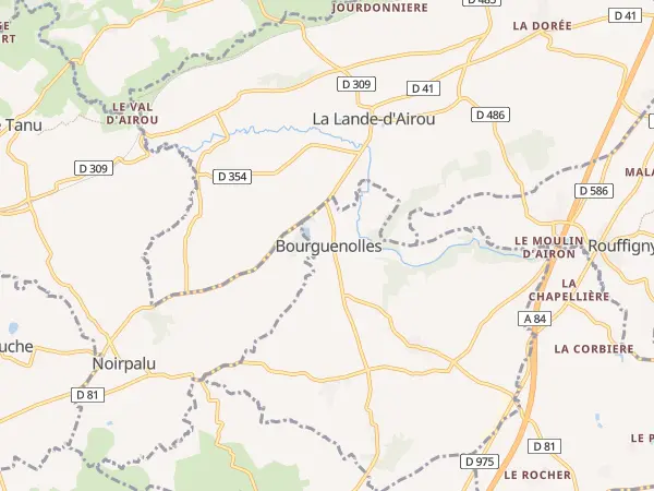 Plan de Bourguenolles