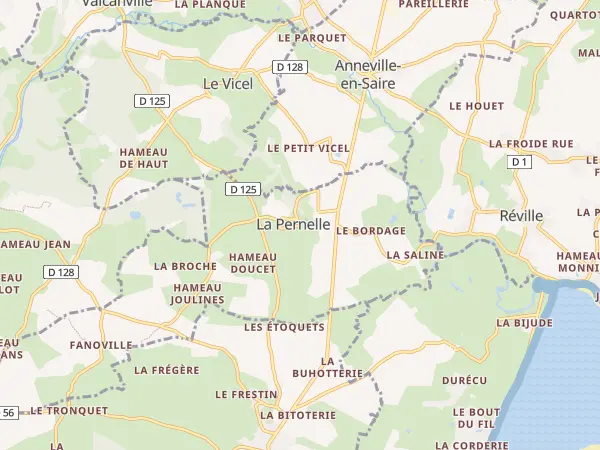 Plan de La Pernelle