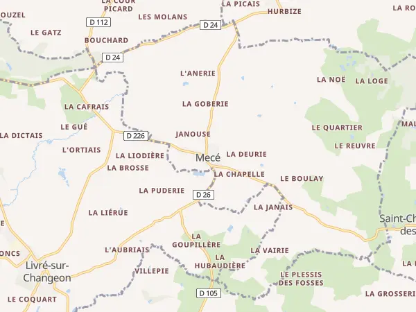 Plan de Mecé