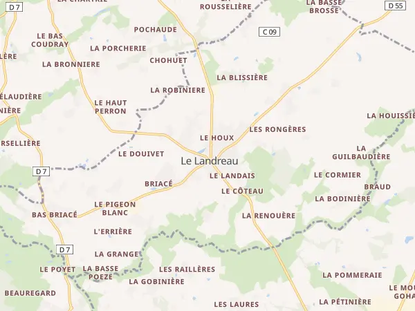 Plan du Landreau