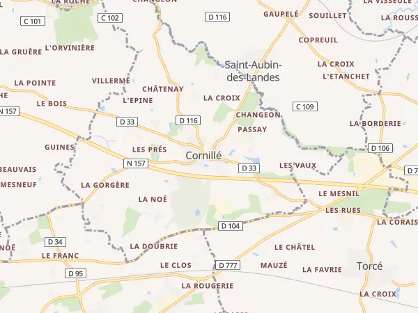 Plan de Cornillé