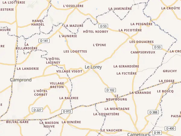 Plan du Lorey