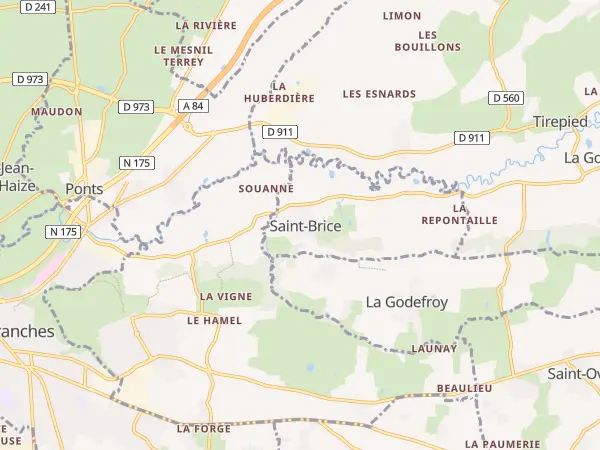 Plan de Saint-Brice