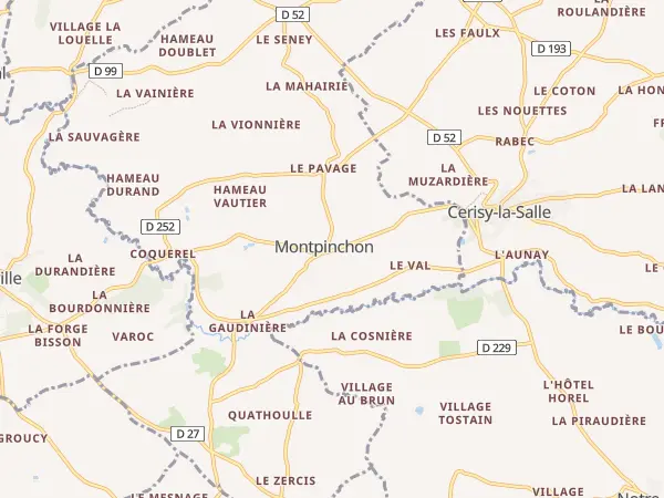 Plan de Montpinchon