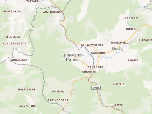 Plan de Saint-Martin-d’Arrossa