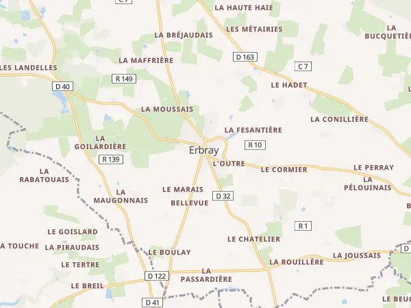 Plan de Erbray