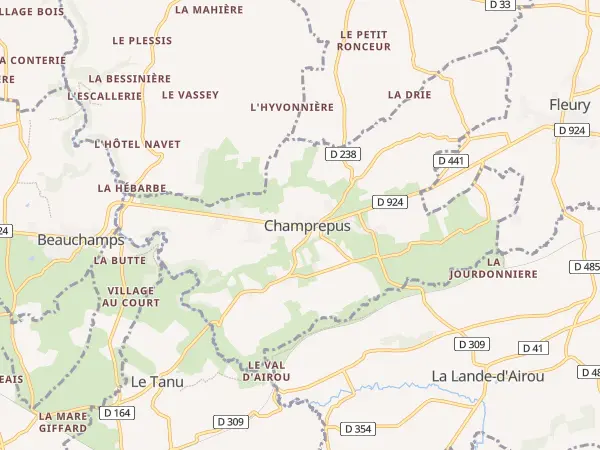 Plan de Champrepus